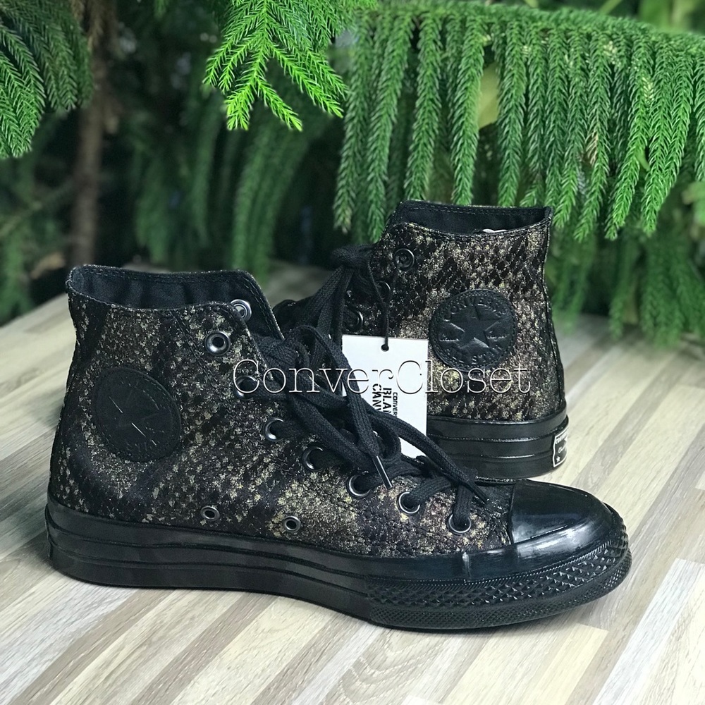 NWT Converse Ctas 70 HI NY Lurex Snake W AUTHENTIC - Picture 5 of 8